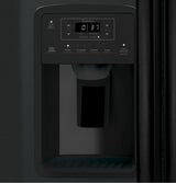 GE® ENERGY STAR® 27.9 Cu. Ft. Side-By-Side Refrigerator with Extra Tall Dispenser and In-Door Icemaker GSS23GGPBB