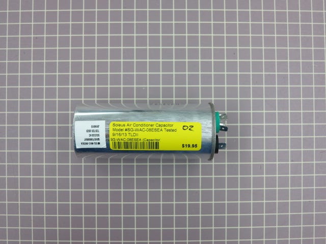 Soleus Air Conditioner Capacitor SG-WAC-08ESEA