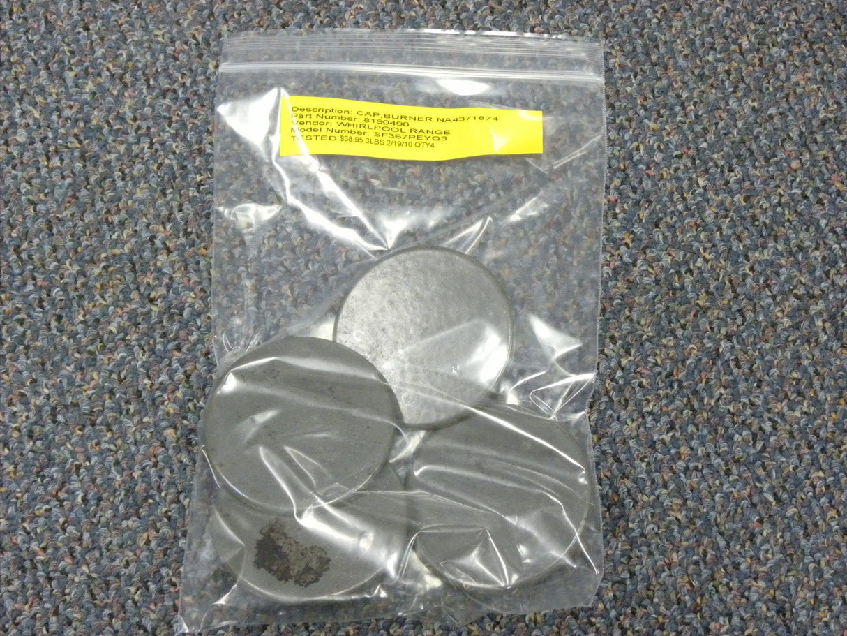 Whirlpool Range Burner Cap 8190490