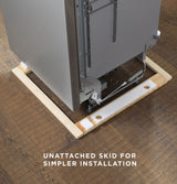 GE Dishwasher with Front Controls GDF510PGRWW