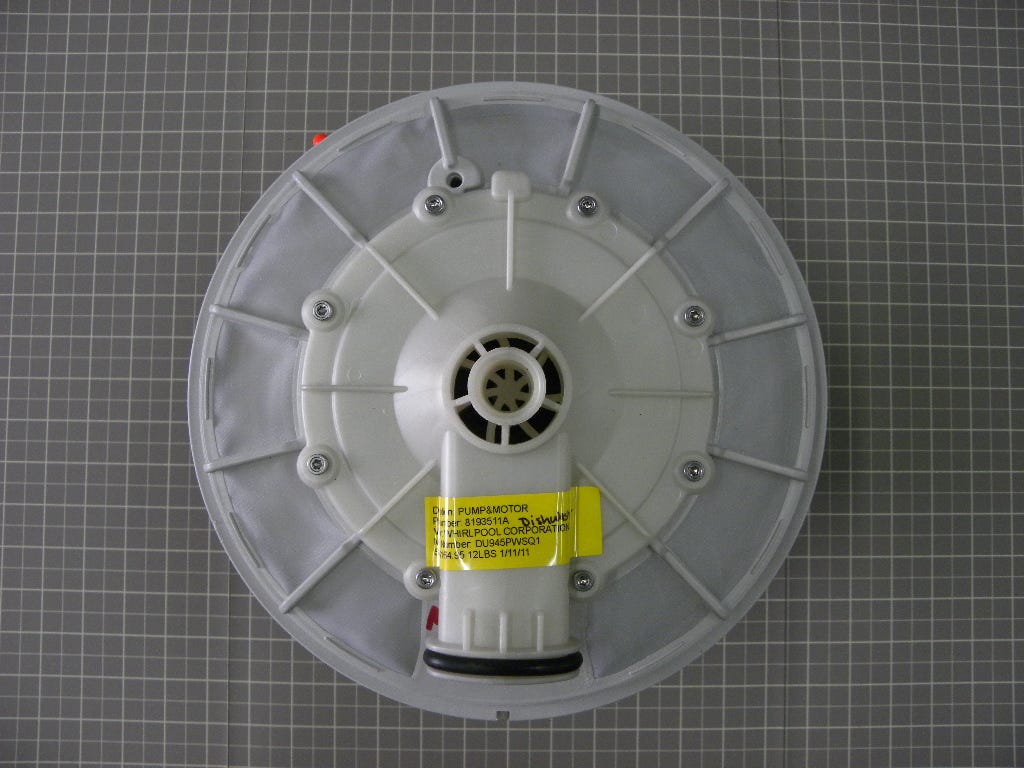 Whirlpool Dishwasher Pump and Motor 8193511 (A)
