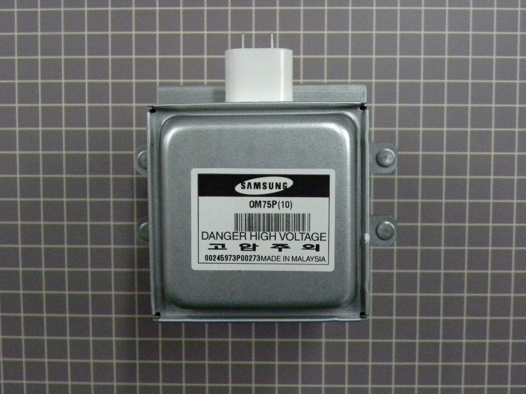 GE Microwave Magnetron WB27X10489