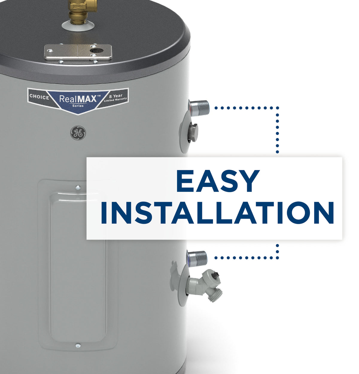 GE® 6.5 Gallon Electric Point of Use Water Heater GE06P08BAW