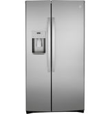 GE 21.8 Cu. Ft. Counter-Depth Fingerprint Resistant Side-By-Side Refrigerator GZS22IYNFS