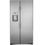 GE 21.8 Cu. Ft. Counter-Depth Fingerprint Resistant Side-By-Side Refrigerator GZS22IYNFS
