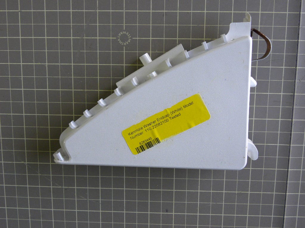 Kenmore Washer Endcap (White) 8283445