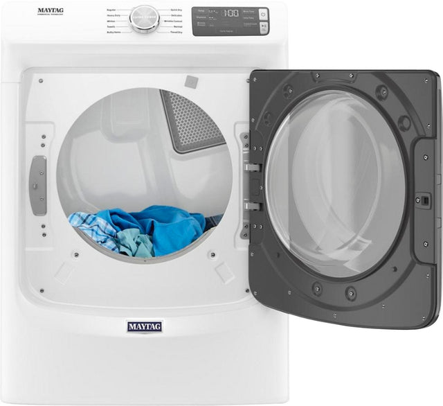 Maytag Front Load Electric Dryer with Extra Power and Quick Dry cycle - 7.3 cu. ft. MED5630HW