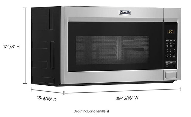 Maytag Over-the-Range Microwave with stainless steel cavity - 1.9 cu. ft. MMV1175JZ