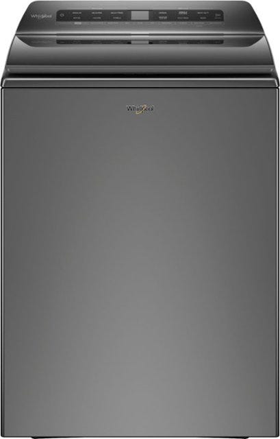 Whirlpool 5.2 – 5.3 cu. ft. Top Load Washer with 2 in 1 Removable Agitator WTW8127LC-Gray