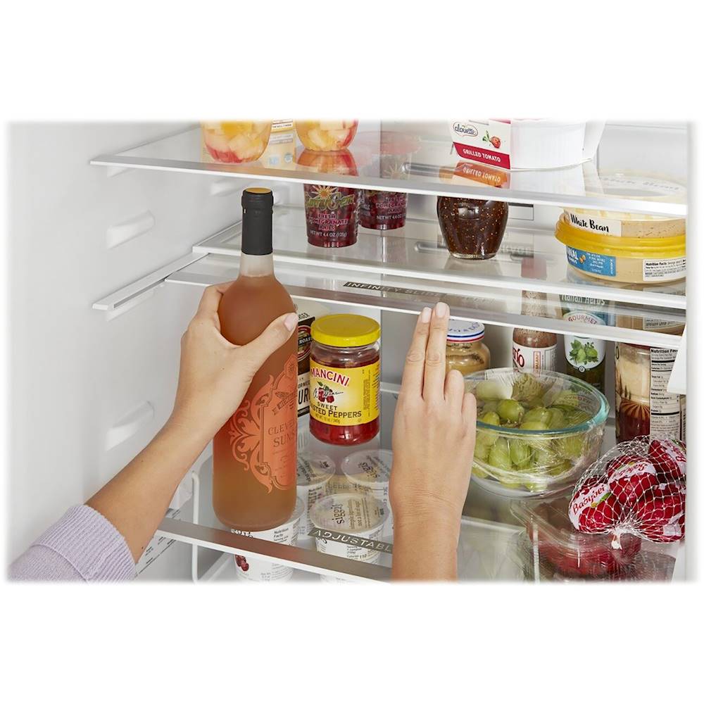 Whirlpool 24-inch Wide Bottom-Freezer Refrigerator - 12.9 cu. ft. WRB543CMJV