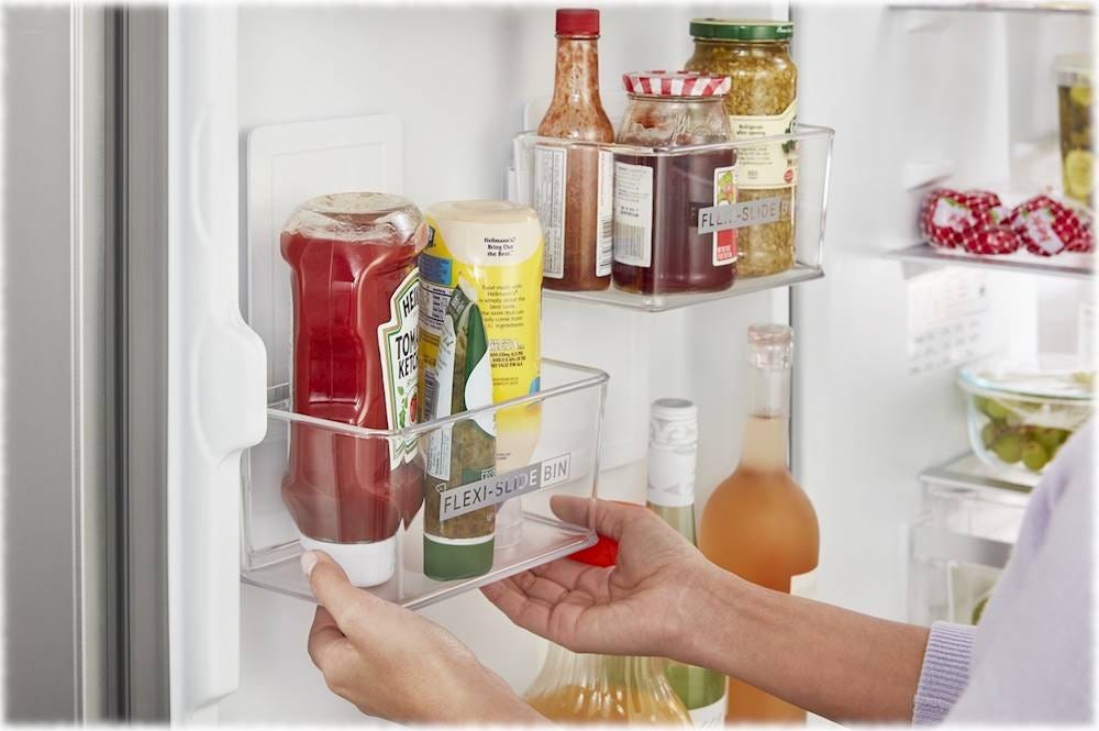 Whirlpool 24-inch Wide Bottom-Freezer Refrigerator - 12.7 cu. ft. WRB533CZJZ
