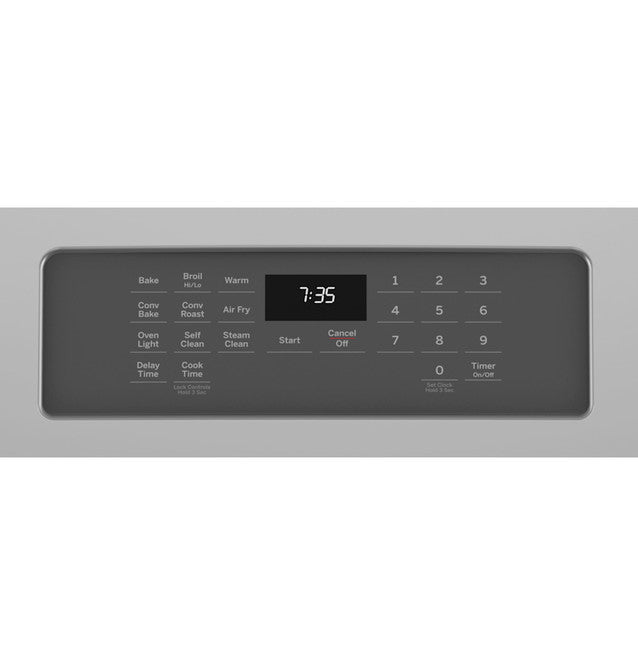 GE® 30" Free-Standing Gas Convection Range with No Preheat Air Fry JGB735SP1SS (S&D)