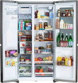 LG 27 cu. ft. Smart Side-By-Side InstaView® Door-in-Door® Refrigerator with Craft Ice™ LRSVS2706S