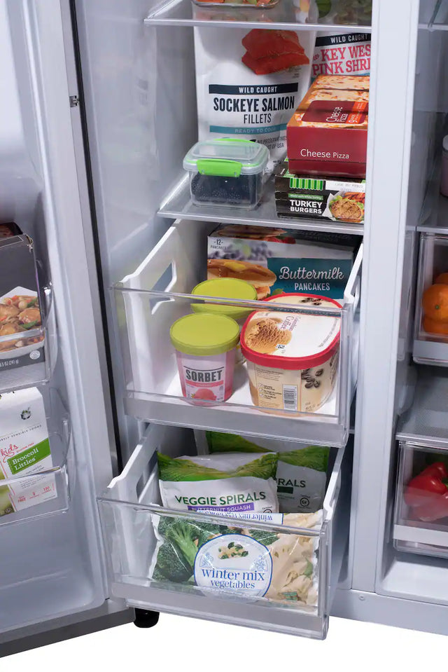 LG 27 cu. ft. Smart Side-By-Side InstaView® Door-in-Door® Refrigerator with Craft Ice™ LRSVS2706S