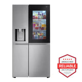 LG 27 cu. ft. Smart Side-By-Side InstaView® Door-in-Door® Refrigerator with Craft Ice™ LRSVS2706S
