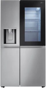LG 27 cu. ft. Smart Side-By-Side InstaView® Door-in-Door® Refrigerator with Craft Ice™ LRSVS2706S