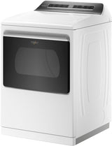 Whirlpool 7.4 cu. ft. Top Load Electric Dryer with Advanced Moisture Sensing WED8127LW-White