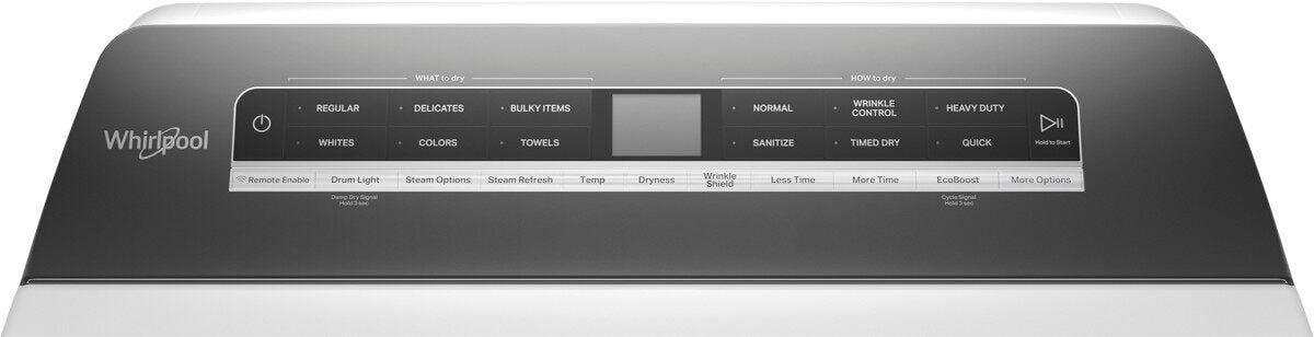 Whirlpool 7.4 cu. ft. Top Load Gas Dryer with Advanced Moisture Sensing WGD8127LW