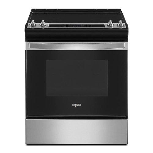 4.8 Cu. Ft. Whirlpool Electric Range with Frozen Bake Technology WEE515S0LS-Stainless Steel