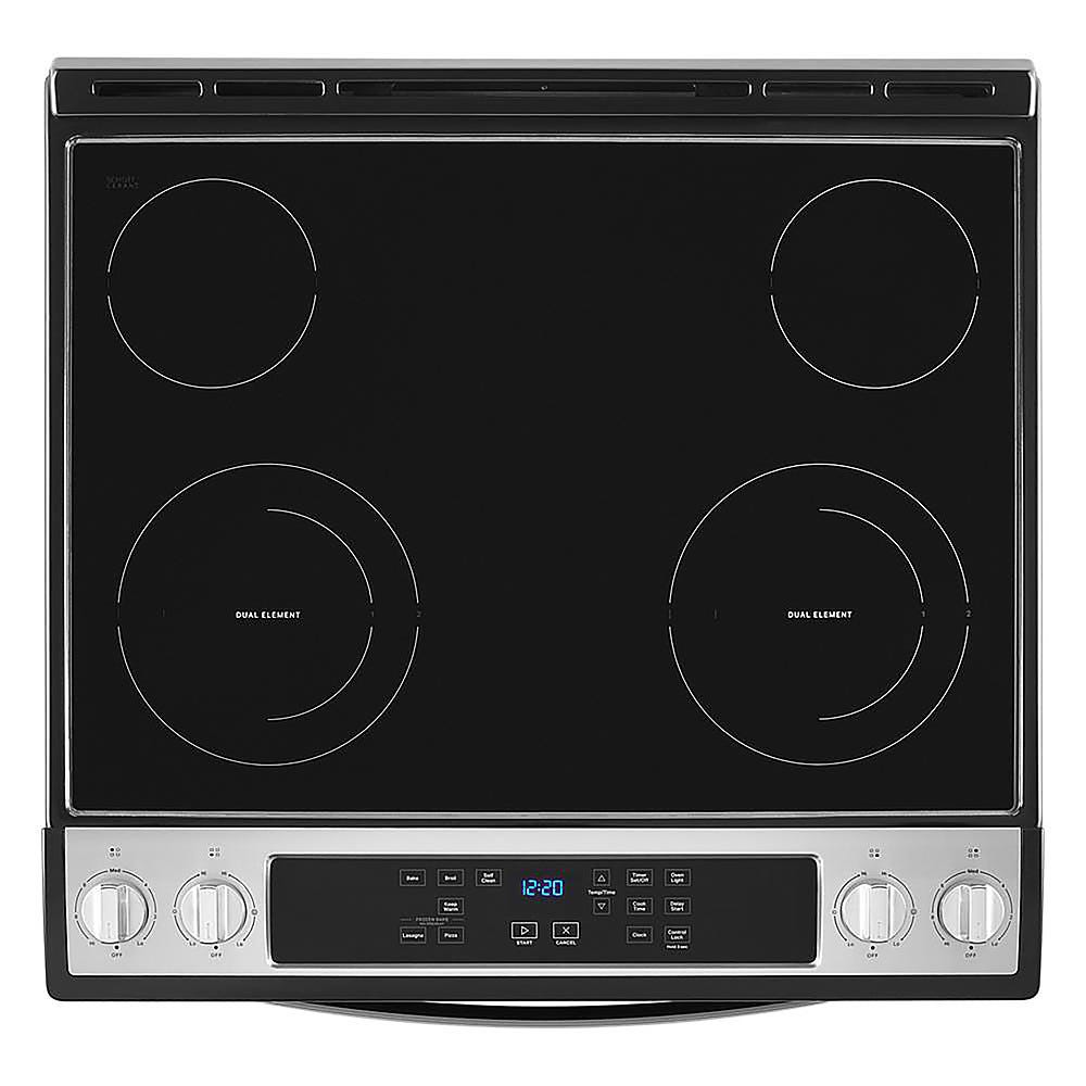 4.8 Cu. Ft. Whirlpool Electric Range with Frozen Bake Technology WEE515S0LS