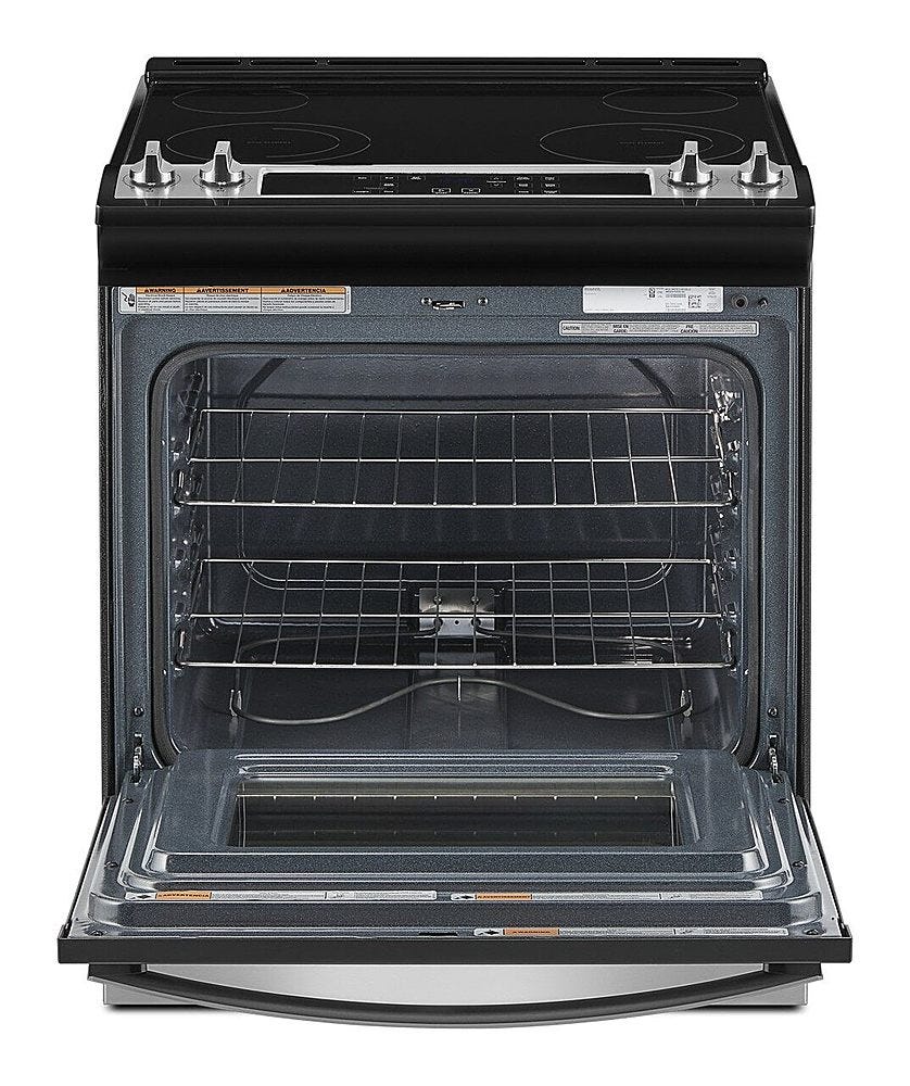 4.8 Cu. Ft. Whirlpool Electric Range with Frozen Bake Technology WEE515S0LS