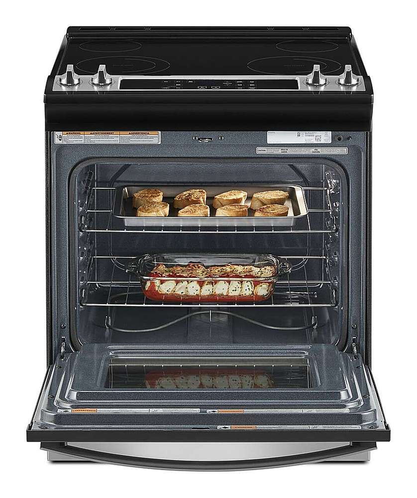 4.8 Cu. Ft. Whirlpool Electric Range with Frozen Bake Technology WEE515S0LS