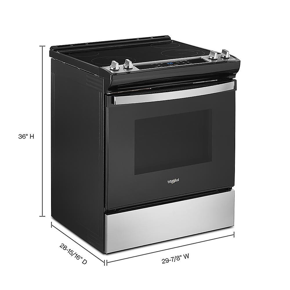 4.8 Cu. Ft. Whirlpool Electric Range with Frozen Bake Technology WEE515S0LS