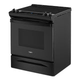 4.8 Cu. Ft. Whirlpool Electric Range with Frozen Bake Technology WEE515S0LB-Black