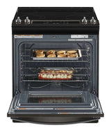 4.8 Cu. Ft. Whirlpool Electric Range with Frozen Bake Technology WEE515S0LV-Black Stainless