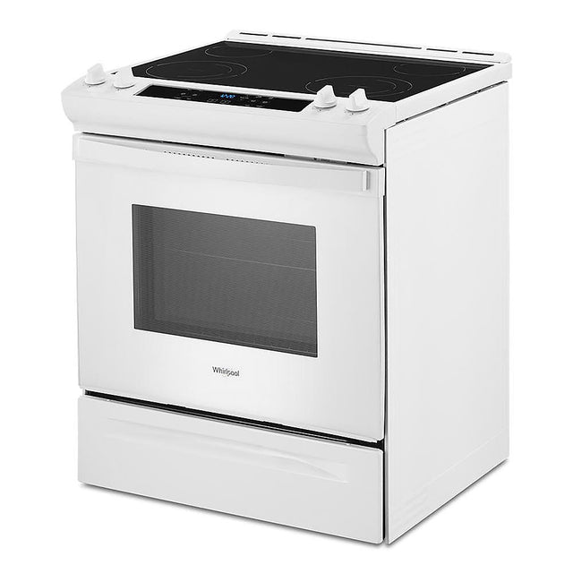 4.8 Cu. Ft. Whirlpool Electric Range with Frozen Bake Technology WEE515S0LW-White