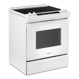 4.8 Cu. Ft. Whirlpool Electric Range with Frozen Bake Technology WEE515S0LW-White