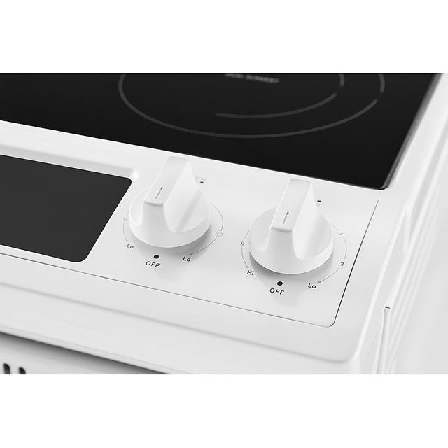 4.8 Cu. Ft. Whirlpool Electric Range with Frozen Bake Technology WEE515S0LW-White