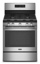 Maytag Gas Range with Air Fryer and Basket - 5.0 cu. ft. MGR7700LZ