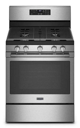 Maytag Gas Range with Air Fryer and Basket - 5.0 cu. ft. MGR7700LZ