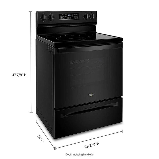 Whirlpool 5.3 Cu. Ft. Electric 5-in-1 Air Fry Oven WFE550S0LB