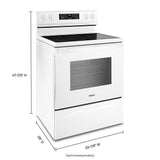 Whirlpool 5.3 Cu. Ft. Electric 5-in-1 Air Fry Oven WFE550S0LW