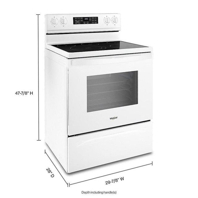 Whirlpool 5.3 Cu. Ft. Electric 5-in-1 Air Fry Oven WFE550S0LW