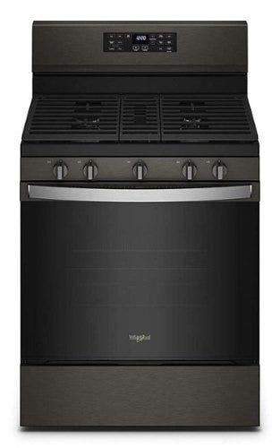 Whirlpool 5.0 Cu. Ft. Gas 5-in-1 Air Fry Oven WFG550S0LV-Black Stainless