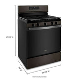 Whirlpool 5.0 Cu. Ft. Gas 5-in-1 Air Fry Oven WFG550S0LV-Black Stainless