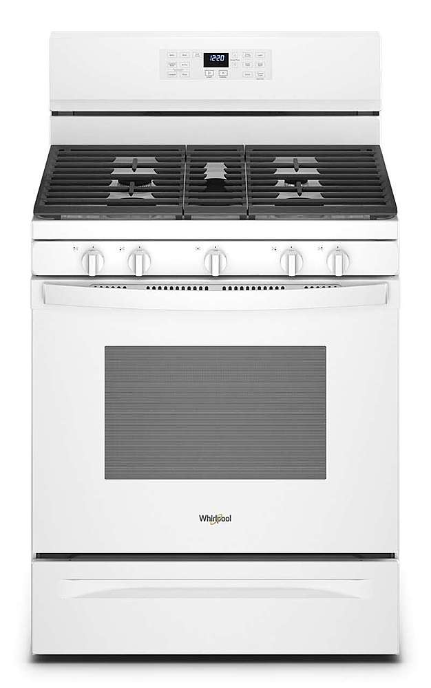 Whirlpool 5.0 Cu. Ft. Gas 5-in-1 Air Fry Oven WFG550S0LW-White