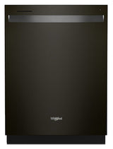 Whirlpool Fingerprint Resistant Dishwasher with 3rd Rack Large Capacity WDT970SAK-Black Stainless