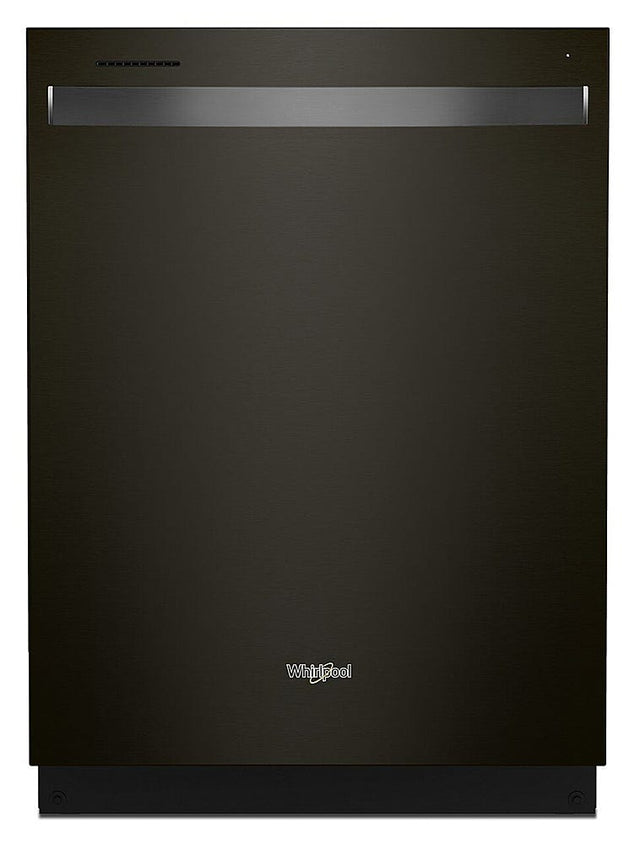 Whirlpool Fingerprint Resistant Dishwasher with 3rd Rack Large Capacity WDT970SAK-Black Stainless