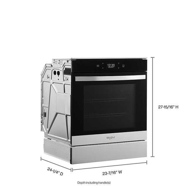 Whirlpool 2.9 Cu. Ft. 24 Inch Convection Wall Oven WOS52ES4MZ-Fingerprint Resistant Stainless Steel