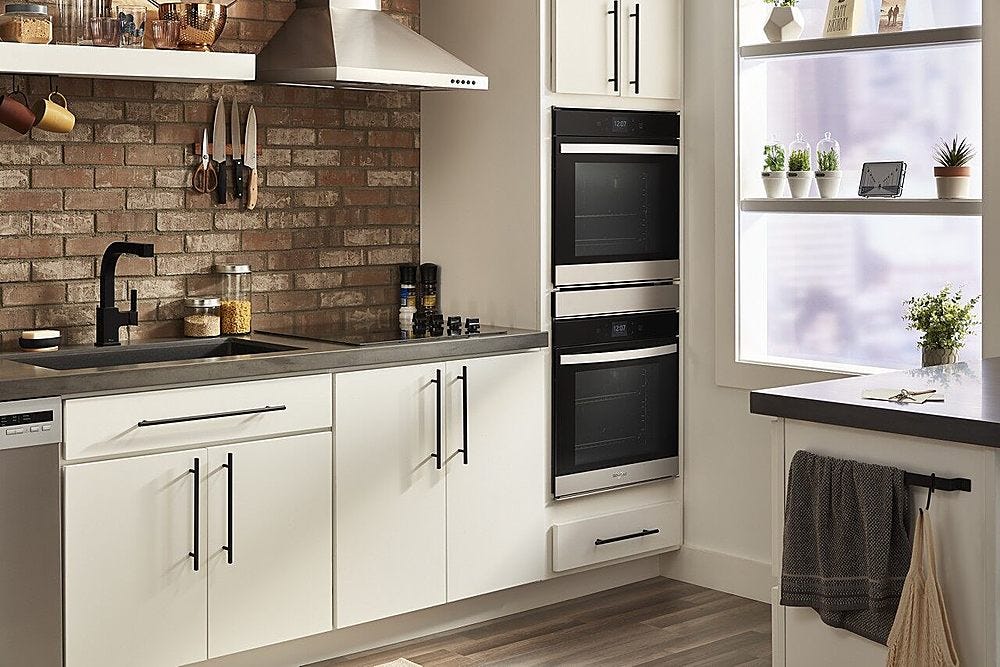 Whirlpool 5.8 Cu. Ft. 24 Inch Double Wall Oven with Convection WOD52ES4MZ