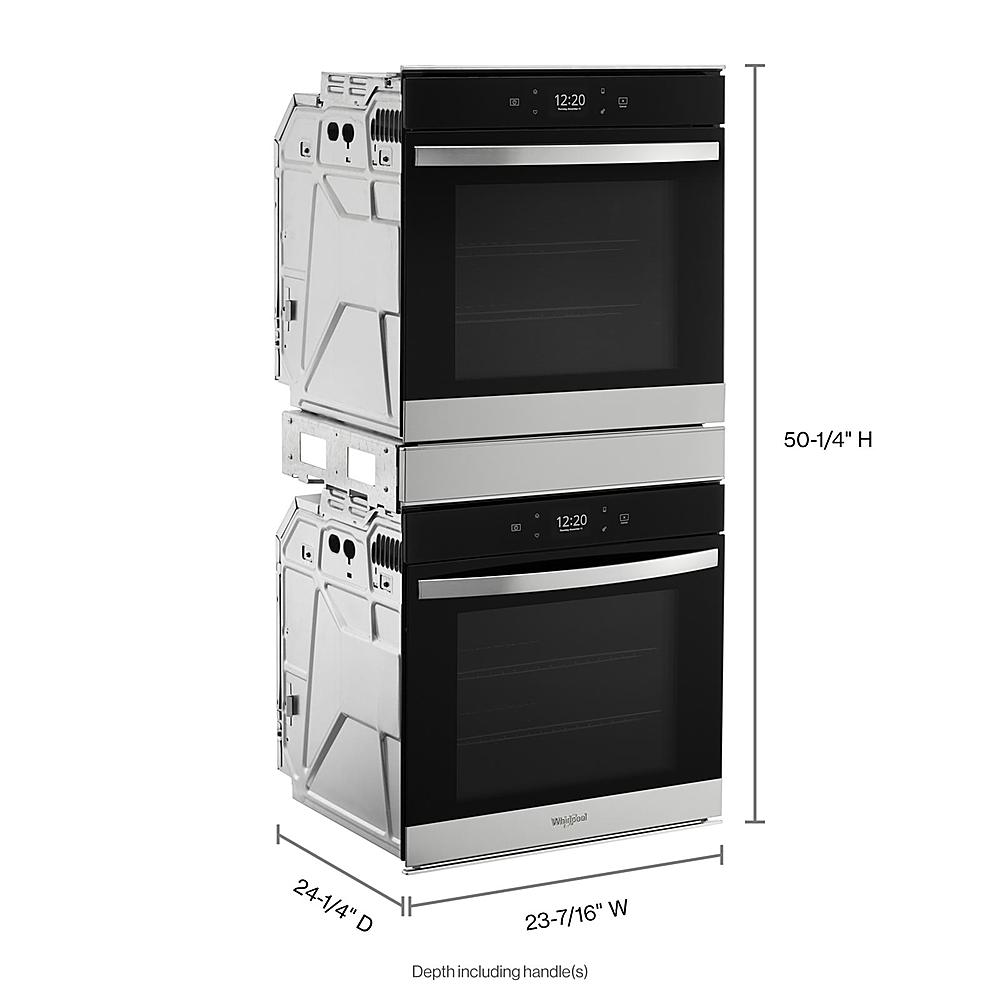 Whirlpool 5.8 Cu. Ft. 24 Inch Double Wall Oven with Convection WOD52ES4MZ