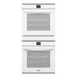 Whirlpool 5.8 Cu. Ft. 24 Inch Double Wall Oven with Convection WOD52ES4MW-White