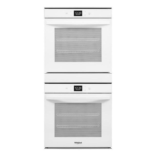 Whirlpool 5.8 Cu. Ft. 24 Inch Double Wall Oven with Convection WOD52ES4MW-White