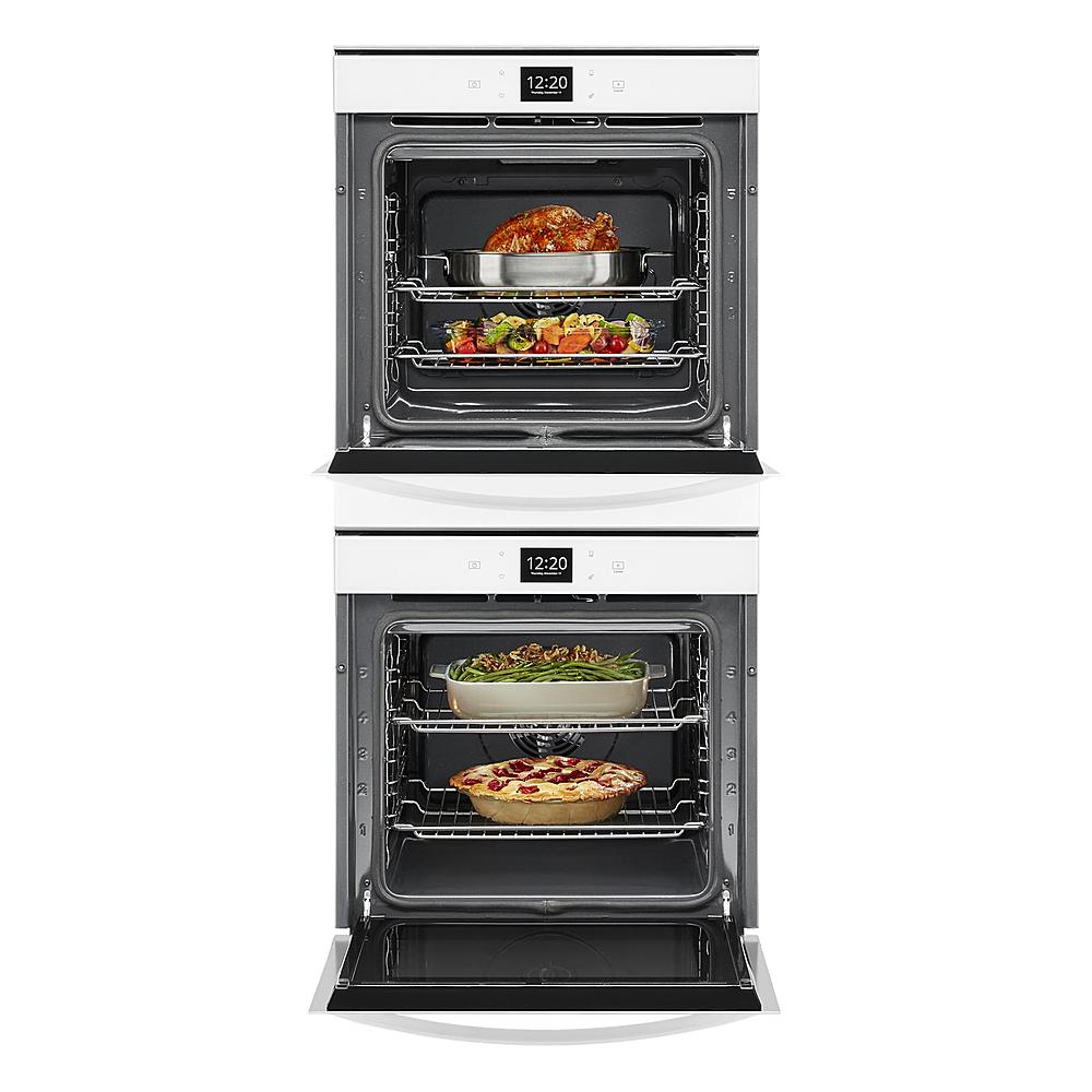 Whirlpool 5.8 Cu. Ft. 24 Inch Double Wall Oven with Convection WOD52ES4MW