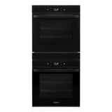 Whirlpool 5.8 Cu. Ft. 24 Inch Double Wall Oven with Convection WOD52ES4MB-Black