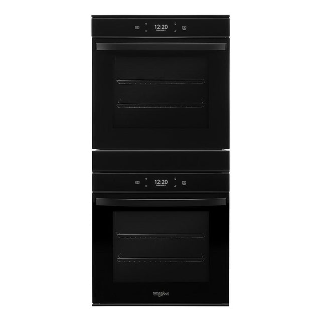 Whirlpool 5.8 Cu. Ft. 24 Inch Double Wall Oven with Convection WOD52ES4MB-Black